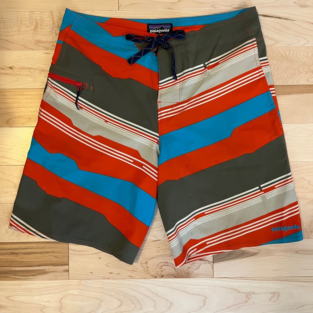 Two men’s Patagonia board shorts (selling as set).
